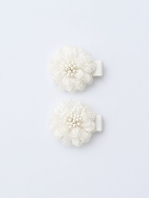 Laco Serafina flor off-white, tamanho PP, Casa Fiocco